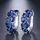 Delightful CZ Zircon 12 Colours Earrings - Best Online Prices by Jewellery Supermarket - The Jewellery Supermarket