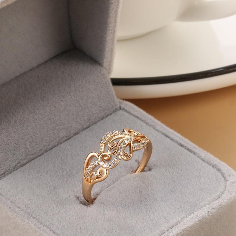 Ethnic Rose Gold Hollow Flower AAA+ Cubic Zirconia Diamonds Jewellery Set - The Jewellery Supermarket