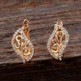 Ethnic Rose Gold Hollow Flower AAA+ Cubic Zirconia Diamonds Jewellery Set - The Jewellery Supermarket