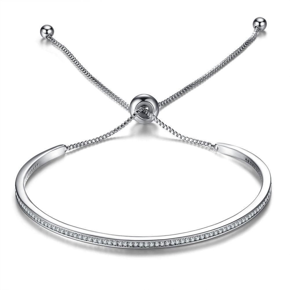 Exquisite New Trendy Round Bracelet Bangle For Women Adjustable Valentine's Day Gift - The Jewellery Supermarket