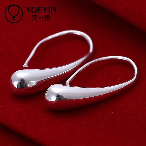Fashion Silver Colour Water Drop/Teardrop/Raindrop Dangle Earrings - The Jewellery Supermarket