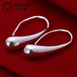 Fashion Silver Colour Water Drop/Teardrop/Raindrop Dangle Earrings - The Jewellery Supermarket