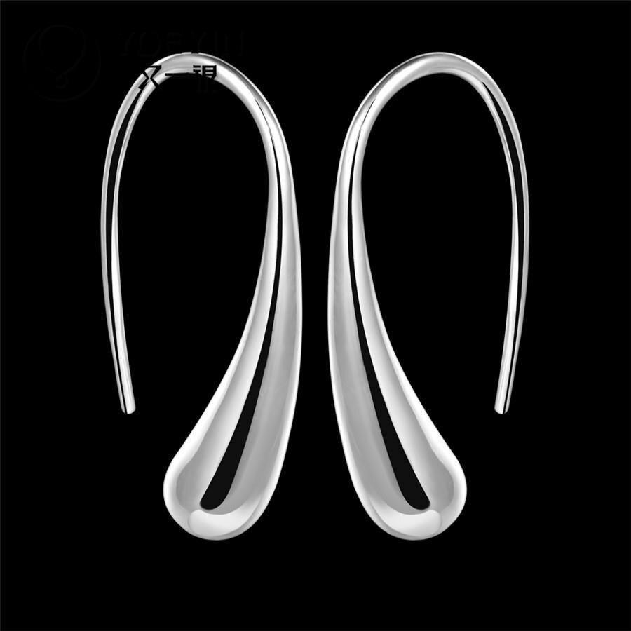 Fashion Silver Colour Water Drop/Teardrop/Raindrop Dangle Earrings - The Jewellery Supermarket