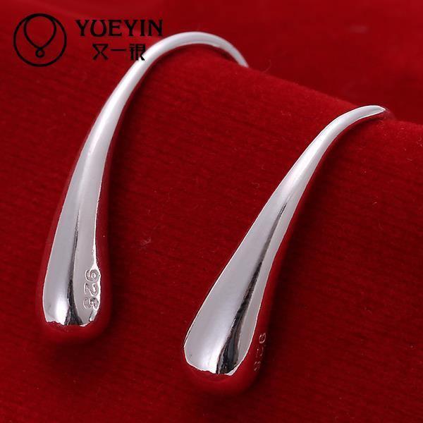 Fashion Silver Colour Water Drop/Teardrop/Raindrop Dangle Earrings - The Jewellery Supermarket