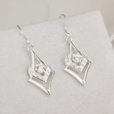 Gorgeous AAA Zircon Silver Plated Fashion earrings- Factory Direct Prices - The Jewellery Supermarket