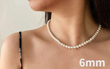 Graceful Silver 925 Pearl Necklace - Best Online Prices by Jewellery Supermarket - The Jewellery Supermarket