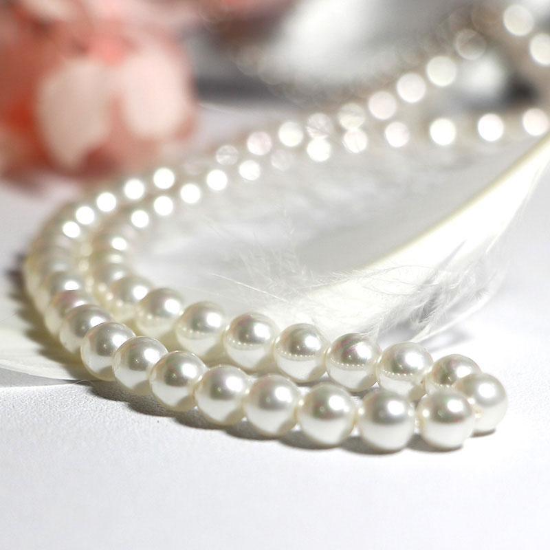 Graceful Silver 925 Pearl Necklace - Best Online Prices by Jewellery Supermarket - The Jewellery Supermarket