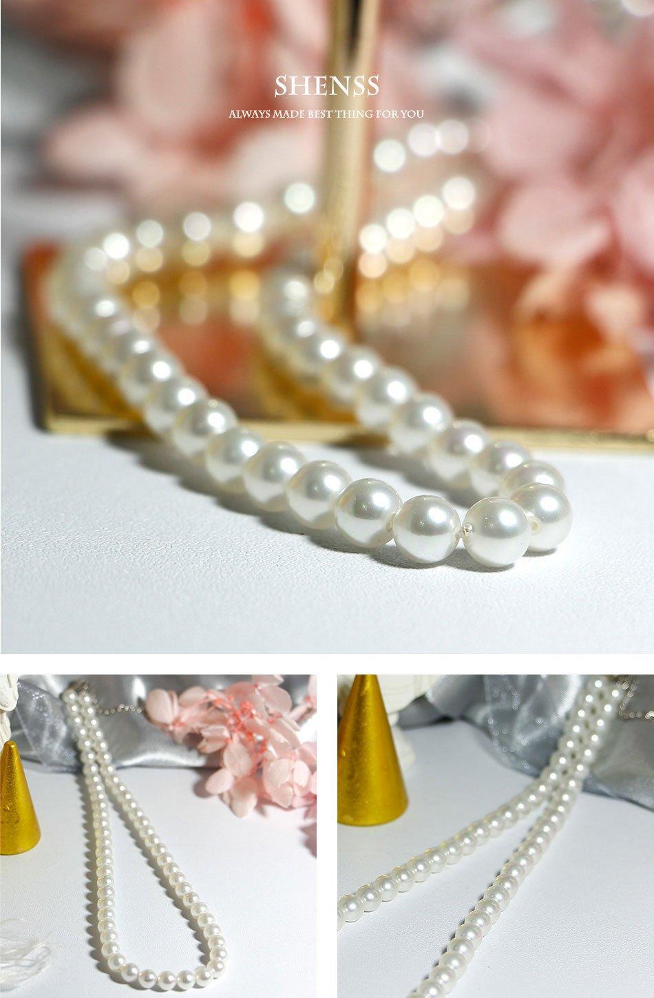 Graceful Silver 925 Pearl Necklace - Best Online Prices by Jewellery Supermarket - The Jewellery Supermarket