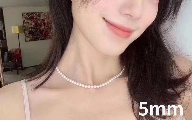 Graceful Silver 925 Pearl Necklace - Best Online Prices by Jewellery Supermarket - The Jewellery Supermarket