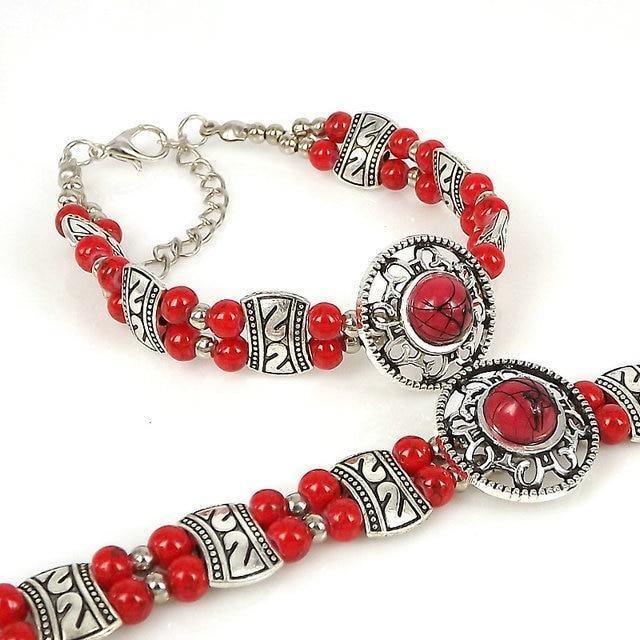 Handmade Charming 4 colours Natural stone Beads Strand Bracelets For Women - The Jewellery Supermarket