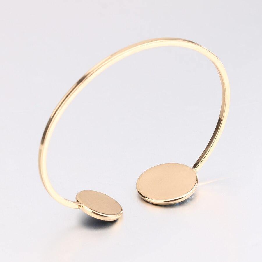 Hot Fashion Gold Color Luxury Crystals Paved Round Bangle - The Jewellery Supermarket