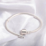 Lovely 925 Solid Silver Chain Charm Bracelet - Best Online Prices - The Jewellery Supermarket