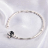 Lovely 925 Solid Silver Chain Charm Bracelet - Best Online Prices - The Jewellery Supermarket