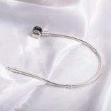 Lovely 925 Solid Silver Chain Charm Bracelet - Best Online Prices - The Jewellery Supermarket