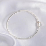 Lovely 925 Solid Silver Chain Charm Bracelet - Best Online Prices - The Jewellery Supermarket