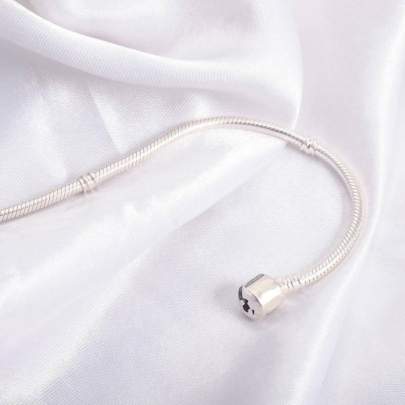 Lovely 925 Solid Silver Chain Charm Bracelet - Best Online Prices - The Jewellery Supermarket