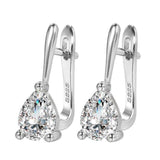 Luxury Gold Silver Color Water Drop AAA+ Cubic Zirconia Earrings - The Jewellery Supermarket