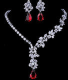 Magnificent Design AAA+ CZ Choker Necklace Stud Earrings Bridal Jewelry Set - Best Online Prices by Jewellery Supermarket - The Jewellery Supermarket