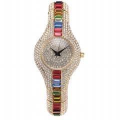 MISS FOX Luxury Ladies 18KGP Stainless Steel Watch with Rhinestones - The Jewellery Supermarket