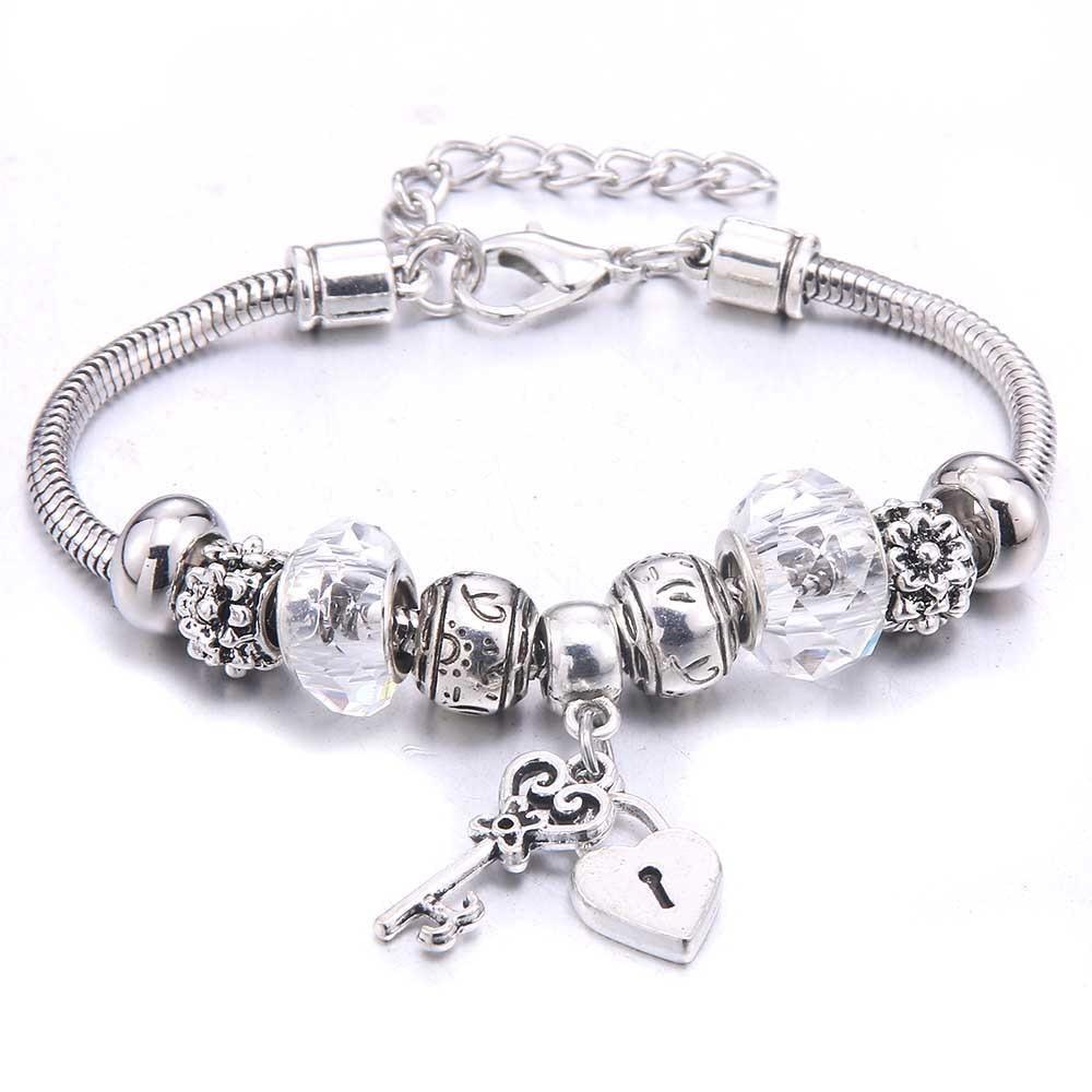 Multicolor Owl Charm Beads Bracelet & Bangles Friendship Gift - The Jewellery Supermarket