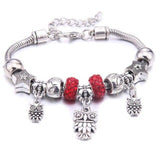 Multicolor Owl Charm Beads Bracelet & Bangles Friendship Gift - The Jewellery Supermarket