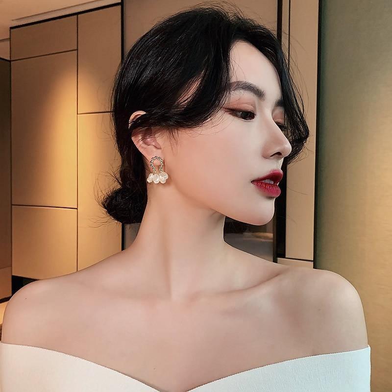 New Fashion Baroque Pearl Earrings Elegant Jewellery For Women - The Jewellery Supermarket