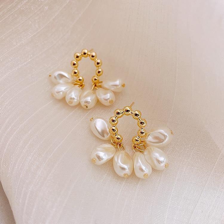New Fashion Baroque Pearl Earrings Elegant Jewellery For Women - The Jewellery Supermarket
