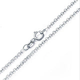 New Four Leaf Clover Flower 925 Silver Choker Necklace Pendant - The Jewellery Supermarket
