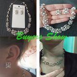 Simple Imitation Pearl Elegant Bridal Jewellery Crystal Jewellery Set - The Jewellery Supermarket