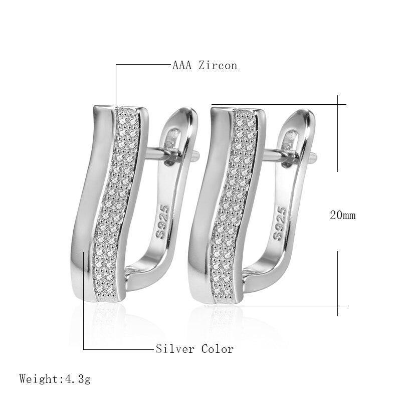 Trendy Crystal Flower Paved AAA+ Cubic Zirconia Gold Color Stud Earrings - The Jewellery Supermarket
