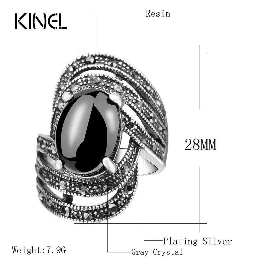 Unique Vintage Fashion Black Tibetan Silver Alloy Antique Oval Angel Wings - The Jewellery Supermarket