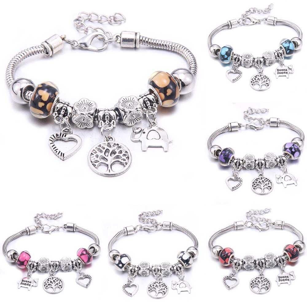 Vintage Tree of Life LOVE beads Charm Bracelets & Bangles - The Jewellery Supermarket
