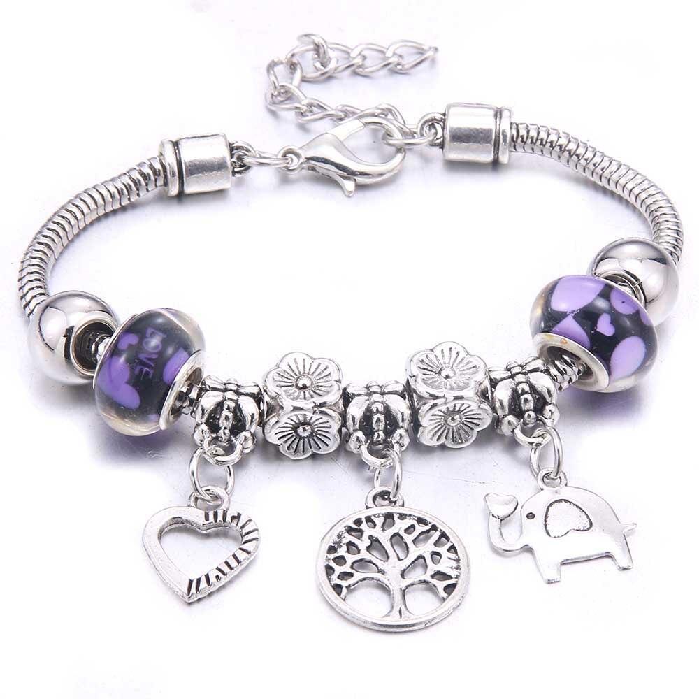 Vintage Tree of Life LOVE beads Charm Bracelets & Bangles - The Jewellery Supermarket
