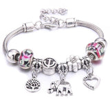 Vintage Tree of Life LOVE beads Charm Bracelets & Bangles - The Jewellery Supermarket