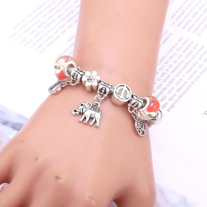 Vintage Tree of Life LOVE beads Charm Bracelets & Bangles - The Jewellery Supermarket
