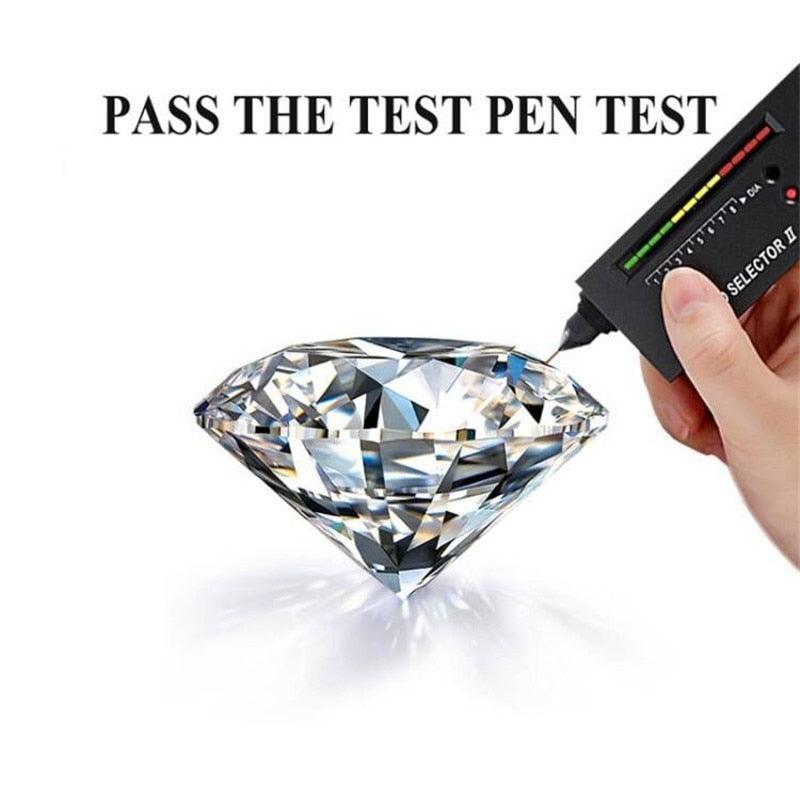 NEW ARRIVAL - Real D Color VVS1 Carat Silver 925 Moissanite Letter Bracelet Fashionable Luxury Jewelry - The Jewellery Supermarket