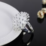 Fireworks Design Silver Necklace Earring Bracelet Rings Jewellery set for women - Charming Fashion Jewellery - The Jewellery Supermarket