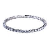 Best Seller - Gorgeous Cubic Zirconia Tennis Bracelets For Women - Gold and Silver Colour Bracelets - The Jewellery Supermarket
