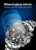 NEW MENS WATCHES - Dual Display Stainless Steel Sport Waterproof Sports Watch - The Jewellery Supermarket