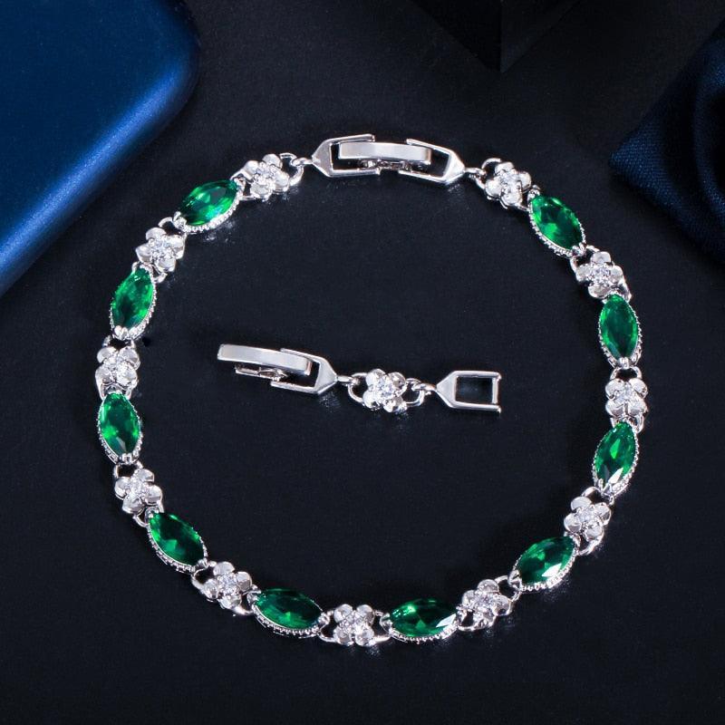 Beautiful Marquise Cut Yellow AAA+ Cubic Zirconia Simulated Diamonds Luxury Tennis Bracelets - The Jewellery Supermarket