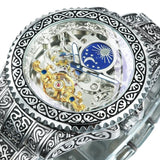 NEW - Luxury Men Mechanical Forsaking Automatic Tourbillon Skeleton Watch - The Jewellery Supermarket