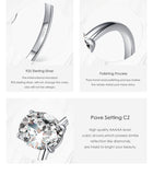 Delightful Luxury Big Oval Cut AAA+ Cubic Zirconia Diamond Engagement Ring - The Jewellery Supermarket