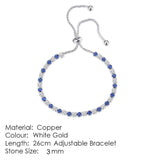 SPLENDID Tennis Bracelets For Women - Sparking AAA+ Zircon Diamonds Rose Gold Color Handmade Jewellery - The Jewellery Supermarket