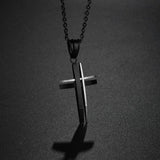 Super Popular Simple Fashion Stainless Steel Cross Necklace Pendant - Religious Jewellery - The Jewellery Supermarket