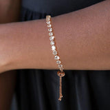 CHARMING Adjustable Colorful Birthstone AAA CZ Crystals MUlticolour Tennis Bracelets for Women - The Jewellery Supermarket