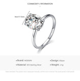 Delightful Luxury Big Oval Cut AAA+ Cubic Zirconia Diamond Engagement Ring - The Jewellery Supermarket