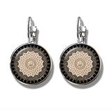 NEW Muslim Islamic Hook Glass Cabochon Religious Earrings For Women and Girls - The Jewellery Supermarket