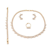 NEW ARRIVAL - Vintage Classic Exquisite AAA+ Cubic Zirconia Diamonds Jewellery Set - The Jewellery Supermarket