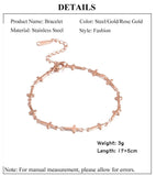 Popular Gold Color Cross Stainless Steel Jesus Christian Chain Bracelets for Women - Religious Jewellery - The Jewellery Supermarket