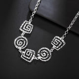 New Fine Retro Thread Earrings Bracelets Necklace for Women Silver Jewellery sets - Fashion Jewellery Set - The Jewellery Supermarket